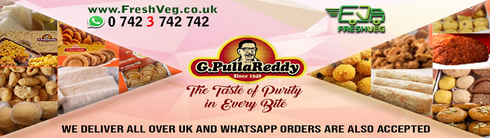 Pulla Reddy Sweets available now in UK